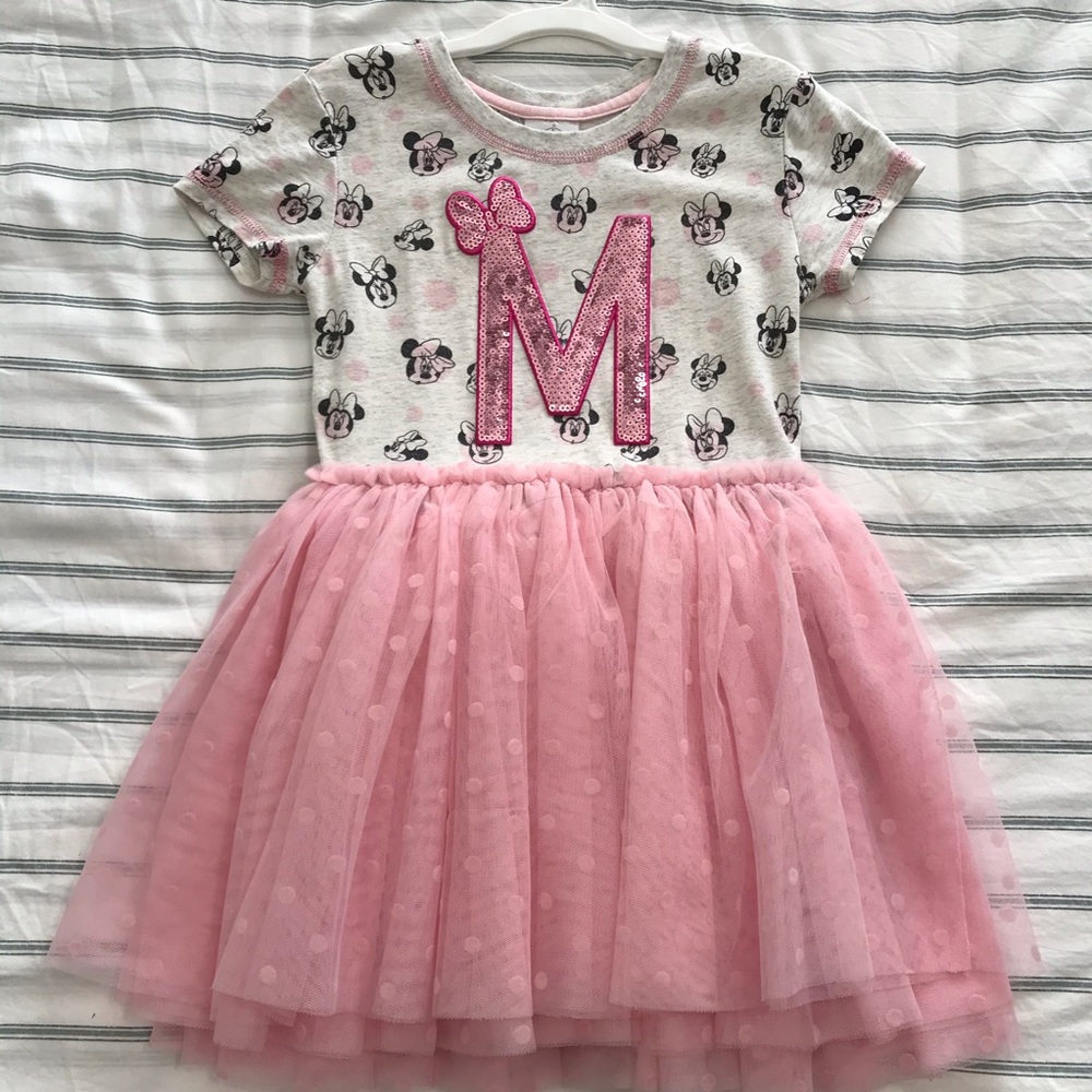 Disney Girls Minnie Mouse Tulle Dress